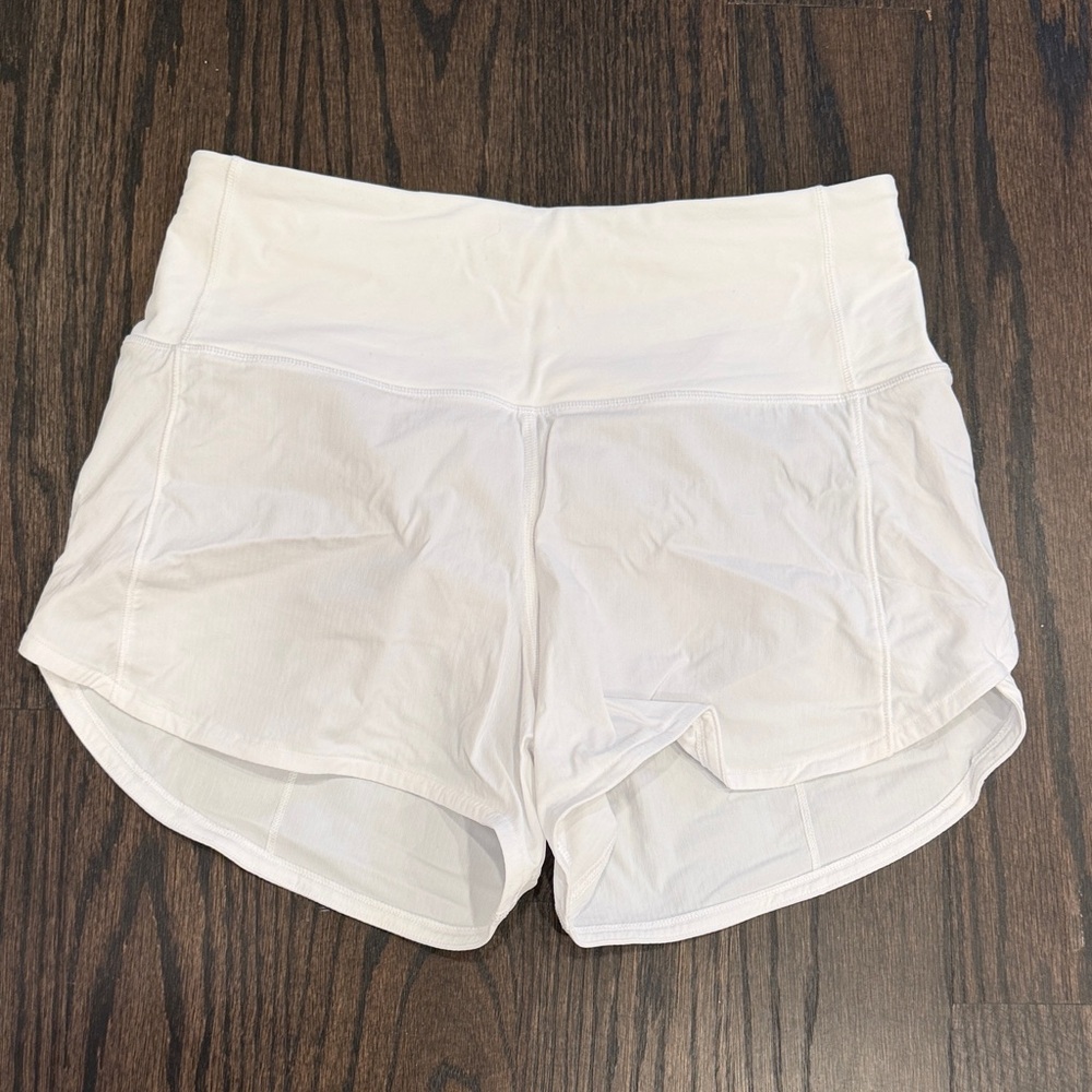 NWOT Lululemon High Rise Speed Up Shorts